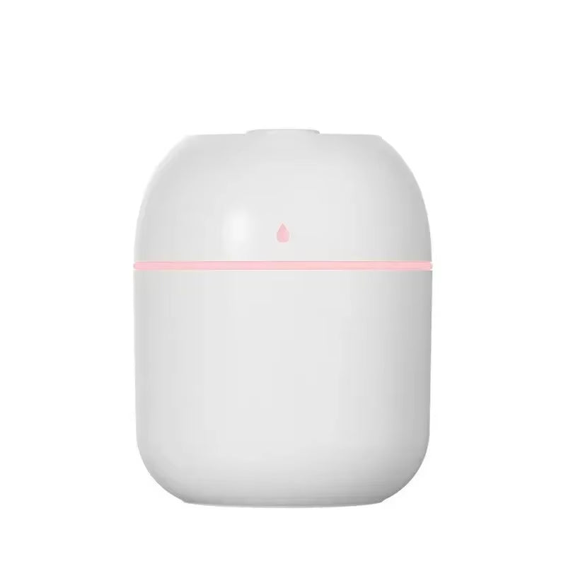 1Pc Portable USB Ultrasonic Air Humidifier, Essential Oil Diffuser, Car Purifier with LED Light Romantic Light