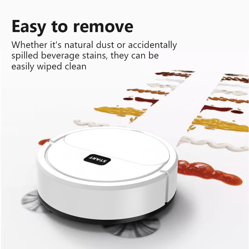 Fully Automatic Sweeping Robot Sweep Vacuum Cleaner Mopping Floor Mini Cleaner Home Cleaning Machine Smart 3In1 Electric Sweeper