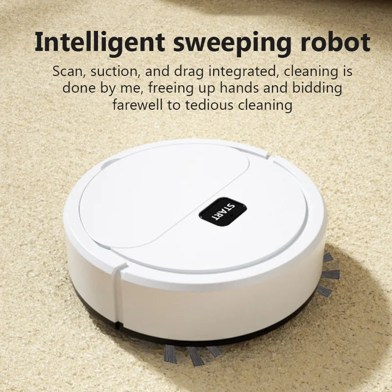 Fully Automatic Sweeping Robot Sweep Vacuum Cleaner Mopping Floor Mini Cleaner Home Cleaning Machine Smart 3In1 Electric Sweeper